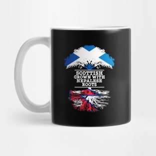 Scottish Grown With Nepalese Roots - Gift for Nepalese With Roots From Nepal Mug